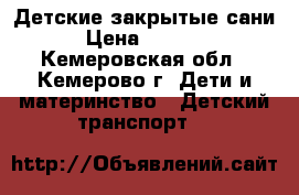 Детские закрытые сани › Цена ­ 1 000 - Кемеровская обл., Кемерово г. Дети и материнство » Детский транспорт   